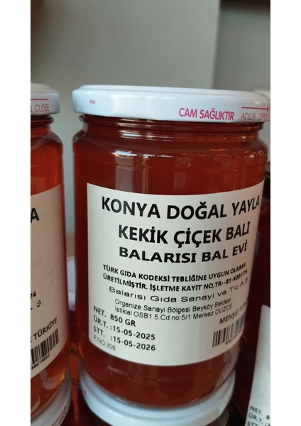 Doğal Konya Kekik Balı 850 gr - Doğal, Soğuk Süzme Bal indirimleri