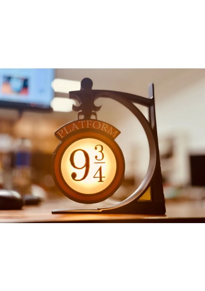 Kahverengi Harry Potter Temalı Masaüstü USB Anahtarlı Lamba