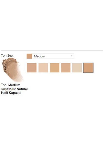Minerallerle Zenginleştirilmiş Pudra - Almost Powder Makeup SPF 15 - 05 Medium 10g modelleri