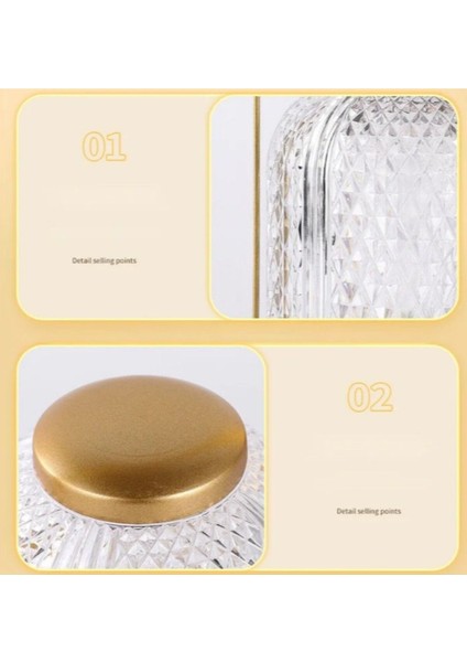 Modlu Şarjlı Dokunmatik LED Gece Lambası, Kristal Desenli, Ayarlı Işık ve Dekoratif Aydınlatma fiyatları