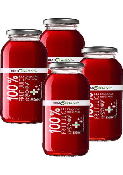 Kırmızı Karışım Suyu 250 ml - 4'lü fiyatları