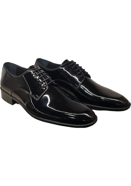 Bağcıklı Erkek Hakiki Deri Sade Sivri Burun Model Neolit Taban Kundura BC-849-NEOLIT modelleri