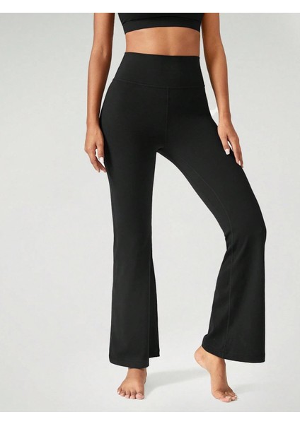 Yüksek Bel Ispanyol Paça Spor Tayt | Esnek & Toparlayıcı