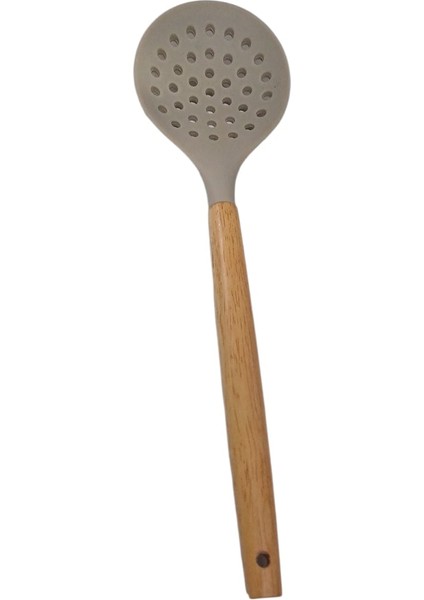 Bambu Saplı Silikon Kevgir 32 cm SMG008