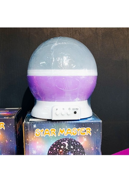 Renkli Dönen LED Tavana Yansıyan Gece Lambası, Mor Renk Seçeneğiyle Mükemmel Atmosfer Sağlar modelleri