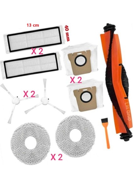 Xiaomi X20 Pro Vacuum Cleaner Robot Süpürge Uyumlu Yedek Parça Aksesuar indirimleri