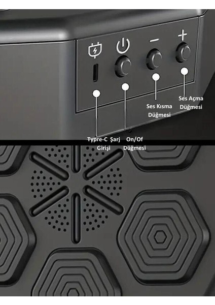 Müzikli Boks Cihazı Bluetooth Hoparlör Rgb Işık Müzikli Yeni Nesil Boks Makinesi modelleri