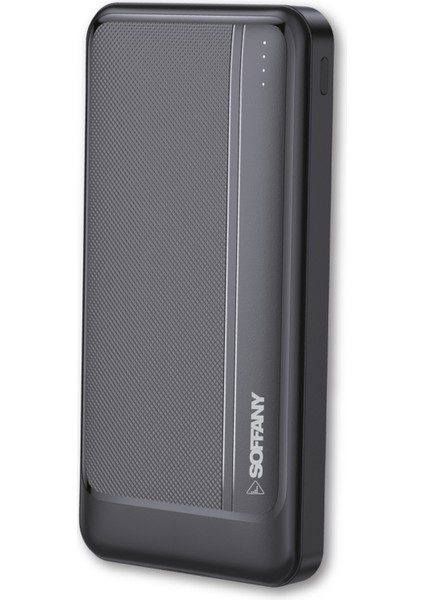 Ag-01 10.000 Mah Powerbank Taşınabilir Batarya, Siyah, 2 Usb-A 1 Type-C, Mikro Girişli