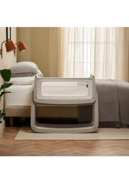 Pod5 Yatak Başı Beşiği, 3’ü 1 Arada Tasarım, Sallanan Stand, Nefes Alabilen File Şilte modelleri