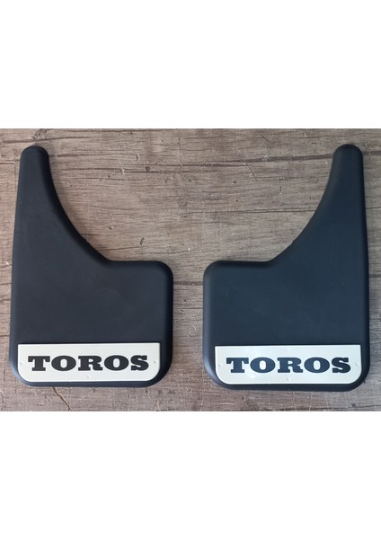 Toros Yazılı Siyah Beyaz Plastik Paçalık Çamurluk Tozluk 2 Adet