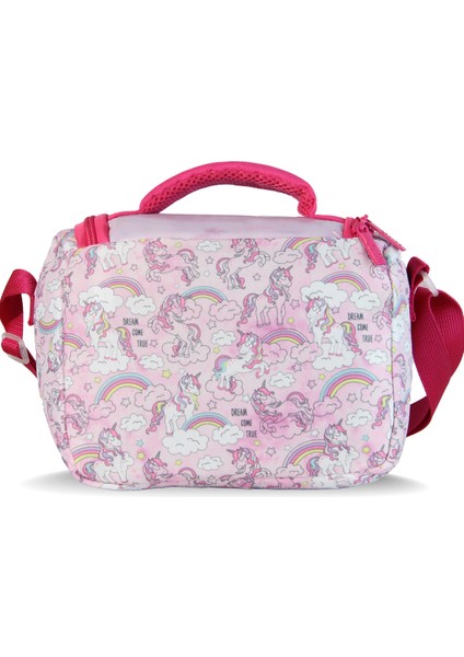 Soft Unicorn Kız Çocuk Termoslu Beslenme Çantası modelleri