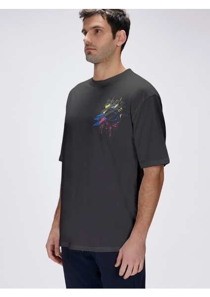 Doxa Siyah Erkek Oversize T-Shirt modelleri