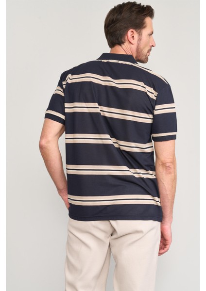 3899 Erkek Polo Yaka 30/1 Süprem T-Shirt Lacivert fırsatları