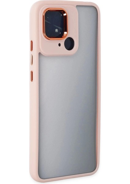 Newface Xiaomi Redmi 10C Kılıf Dora Kapak - Pudra