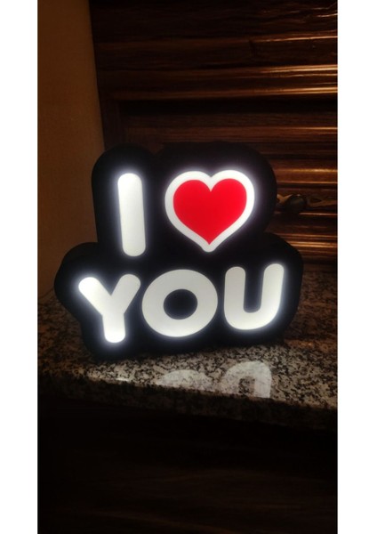 Renkli LED Gece Lambası, Sevgi Dolu Dekoratif Aydınlatma, Sıcak ve Şık Tasarım fiyatları