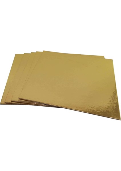 Pasta Altı Gold Sunum Altlığı Kalın Karton 18X18CM 5 Adet fiyatları