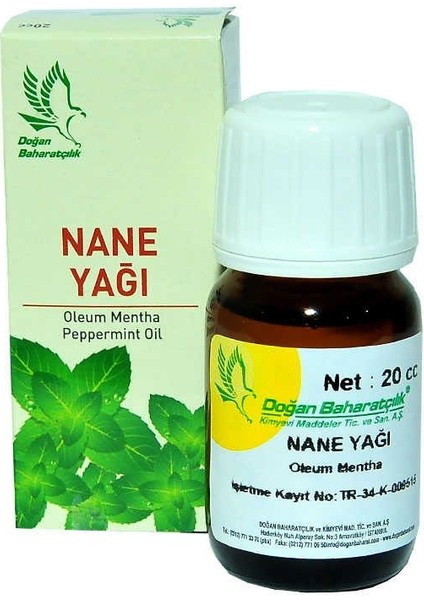 Nane Yağı 20 cc - Oleum Mentha Peppermint Oil