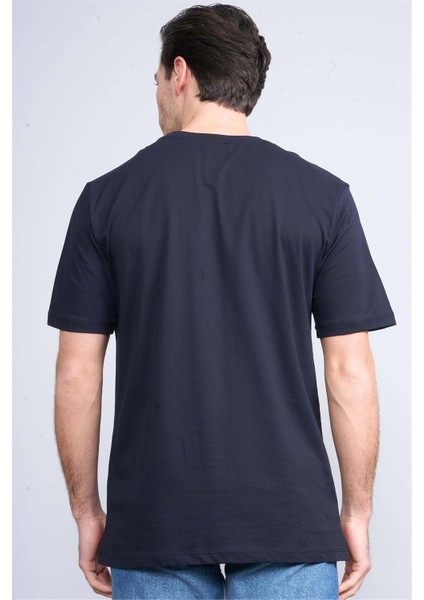 Çetinkaya Mentality 3400 Erkek Bisiklet Yaka Regular Baskılı T-Shirt Siyah fırsatları