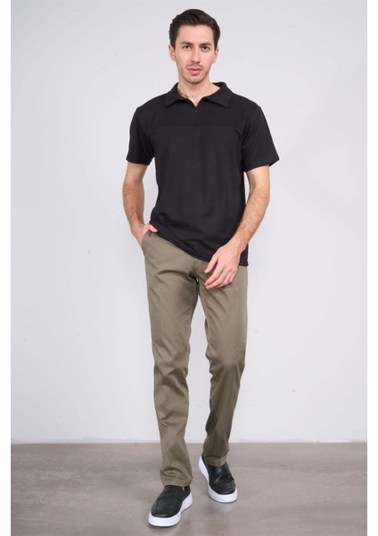 6286 Erkek Taç Yan Cep Pantolon Haki