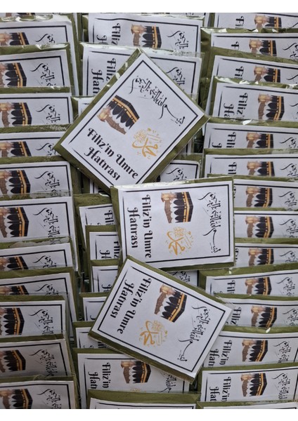 Hediyelik Umre Hatıralı Kına Paketi (25 Adet) fiyatları