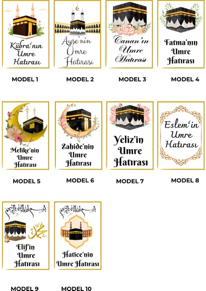 Hediyelik Umre Hatıralı Kına Paketi (25 Adet) fırsatları