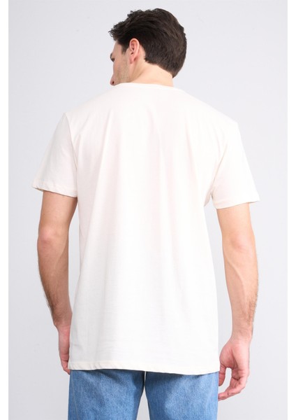 Çetinkaya Mentality 2772B Bisiklet Yaka Süprem Slim Fit Koyu Krem T-Shirt fırsatları