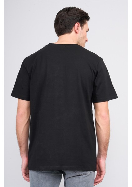 Çetinkaya Mentality 3880 Bisiklet Yaka 16/1 Süprem Regular T-Shirt Siyah fırsatları