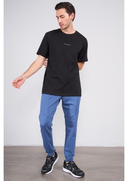 Çetinkaya Mentality 3720 Bisiklet Yaka 30/1 Penye Regular Baskılı T-Shirt Siyah fiyatları