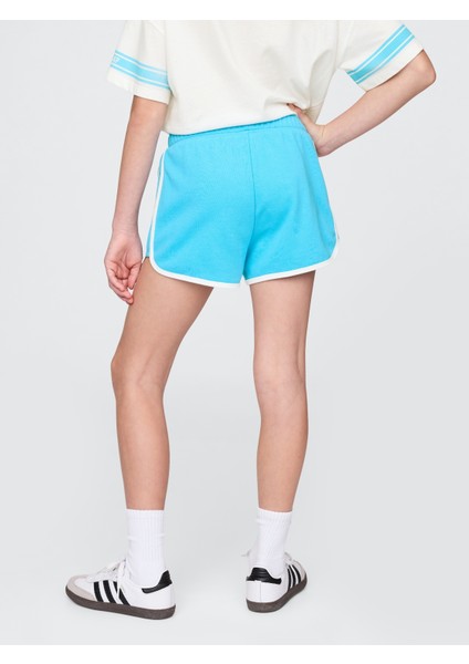Kız Çocuk Açık Mavi Vintagesoft Dolphin Sweat Şort indirimleri