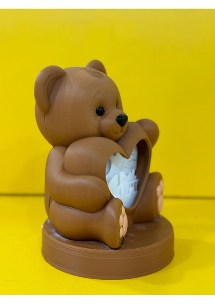 Sevimli Ayı Desenli Kahverengi Gece Lambası, Huzurlu Uyku Için Ideal Seçenek indirimleri