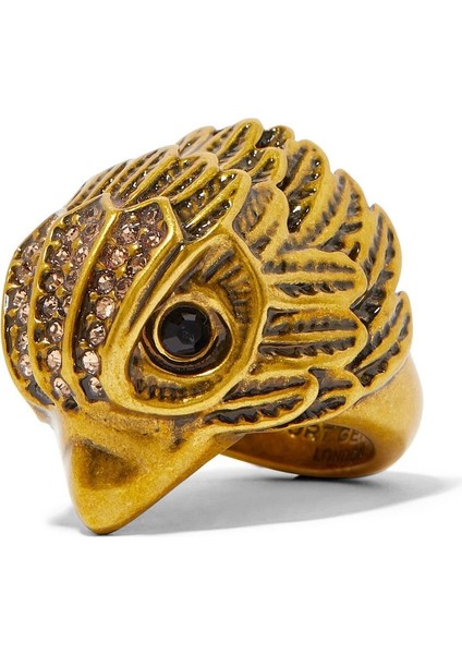 Chunky Eagle Xl Yüzük, Altın Renkli Gösterişli Tasarım
