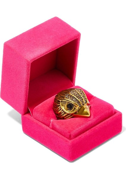 Chunky Eagle Xl Yüzük, Altın Renkli Gösterişli Tasarım fırsatları