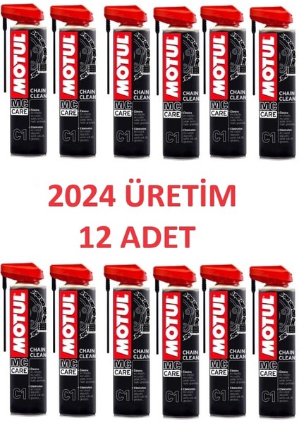 C1 Zincir Bakım ve Temizleme Spreyi 12 x 400 ml