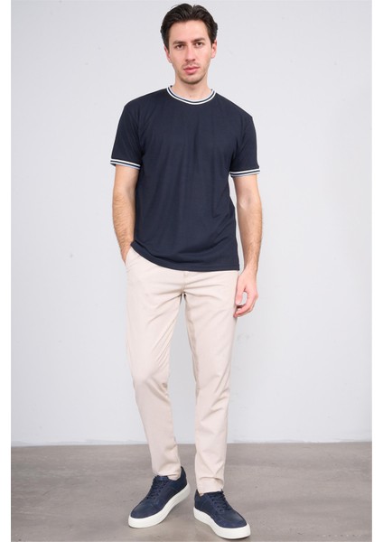 3792 Erkek Bisiklet Yaka 30/1 Pike T-Shirt Lacivert fiyatları