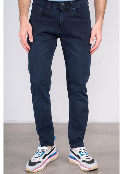 6443 Erkek Proton Slim Fit Kot Pantolon Koyu Mavi fiyatları