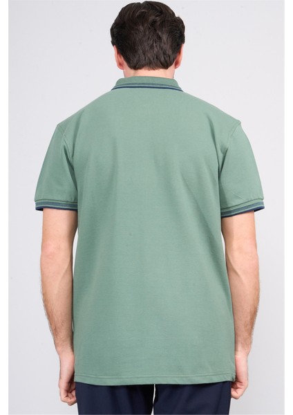 3894 Erkek Polo Yaka 30/1 Penye Pike T-Shirt Çağla fırsatları
