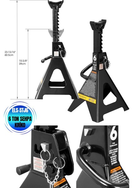 6 Ton Sehpa Kriko