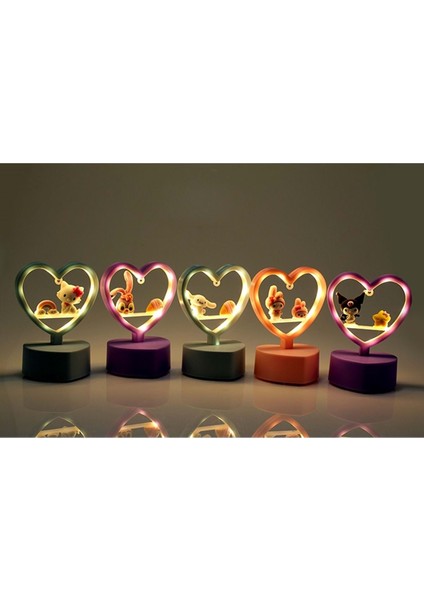Sevimli Masa Üstü Ledli Lamba 12*4 cm