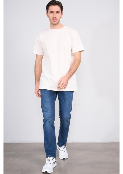 Çetinkaya Mentality 3880 Bisiklet Yaka 16/1 Süprem Regular T-Shirt Koyu Krem fiyatları
