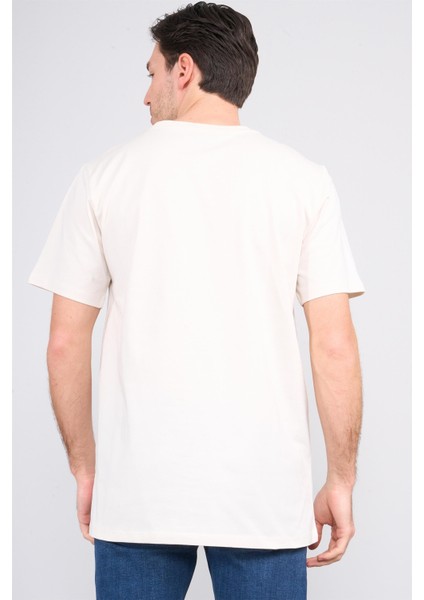 Çetinkaya Mentality 3880 Bisiklet Yaka 16/1 Süprem Regular T-Shirt Koyu Krem fırsatları