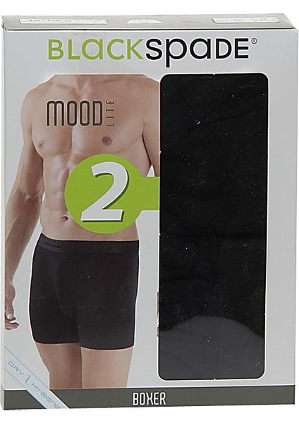9324 ERKEK MOOD 2 Lİ SİYAH BOXER fiyatları