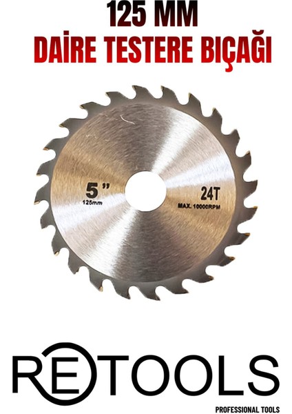 125 mm Daire Testere (Ahşap) Bıçağı