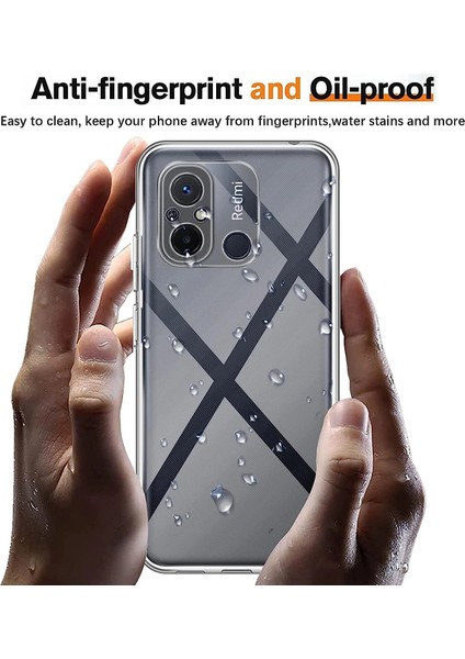 Xiaomi Redmi 12C Şeffaf Silikon Kılıf + Cam Ekran Koruyucu Seti (1 CAM 1 KILIF) indirimleri