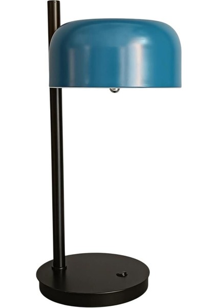 Lacivert ve Siyah Renkli Şık Masa Lambası, Modern ve Şık Tasarım
