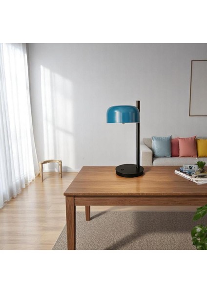 Lacivert ve Siyah Renkli Şık Masa Lambası, Modern ve Şık Tasarım fiyatları