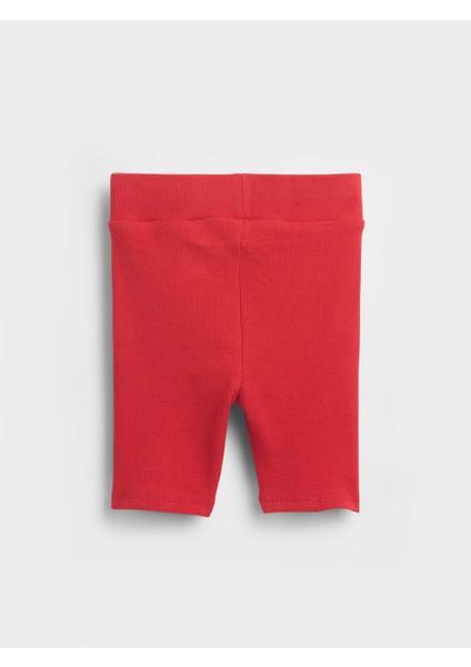 Kız Bebek Kırmızı Mix And Match Bisiklet Şortu fiyatları