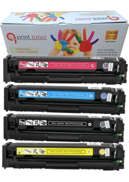 Hp 201A-CF400A/401A/402A/403A Set Muadil Toner