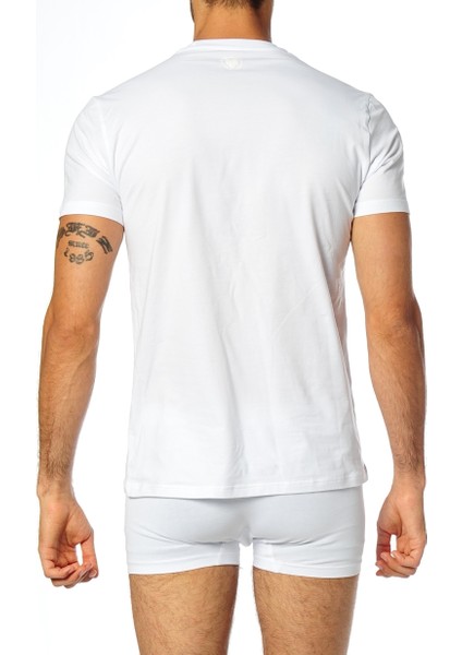 Aura Erkek Bisiklet Yaka T-Shirt 9506 Beyaz indirimleri