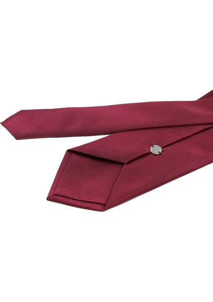 Bordo Reps Dokulu Düz Mendilli Klasik Kravat KK13180 indirimleri