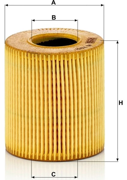 Hu 711/51 x - Yağ Filtresi - Mann Fılter fiyatları